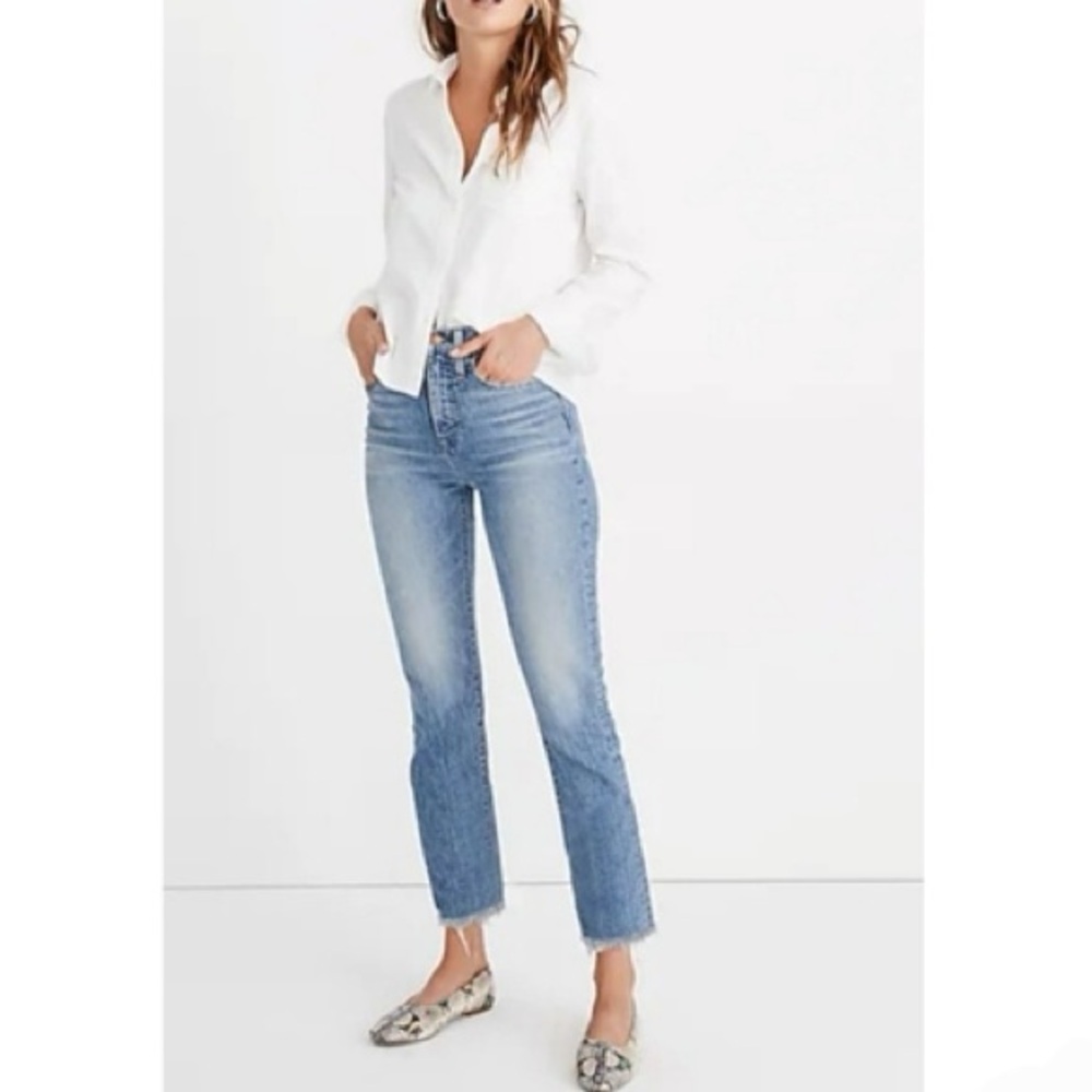 MADEWELL The Perfect Vintage Jean in Ainsworth Wash Size 23